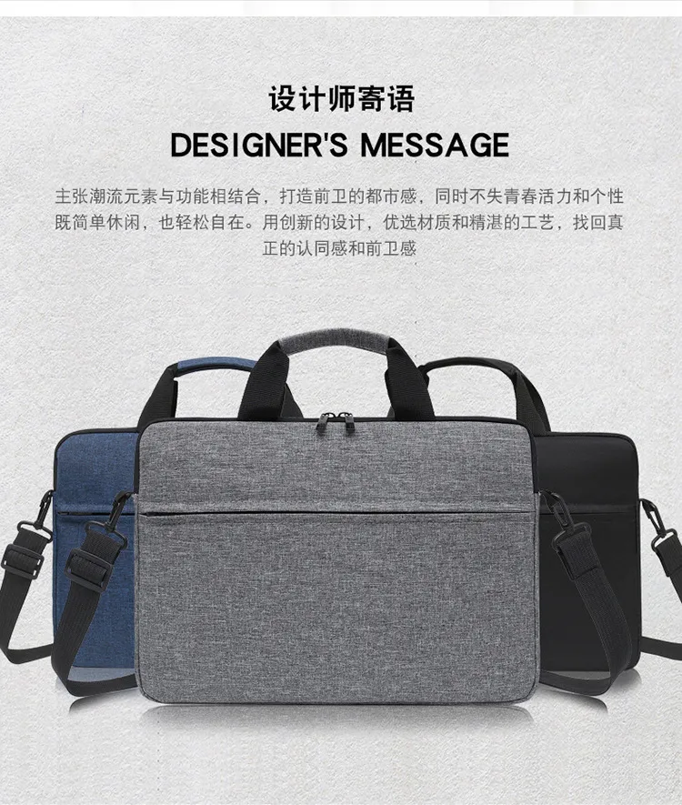 Ultra-Thin Portable Laptop Bag for Ultrabooks - Shoulder Crossbody Computer Bag for Apple, Huawei, Lenovo - Lightweight Protective Sleeve showcase 5