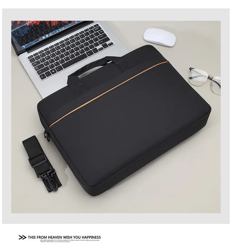 15-16 Inch Laptop Bag for Men - Large Capacity Business Briefcase, Shoulder Bag, Notebook Computer Case, Document Organizer showcase 5