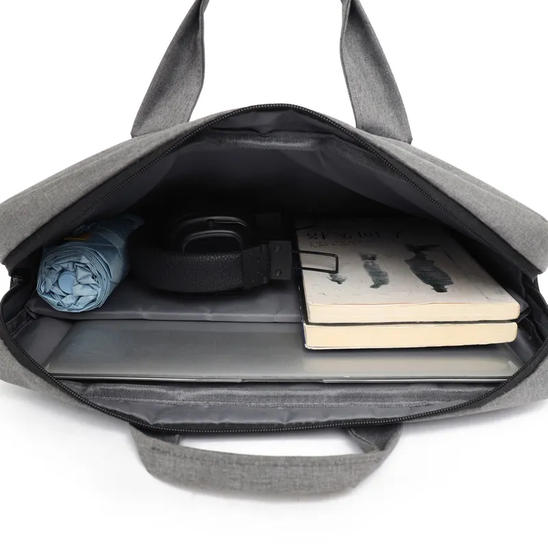 15-16 Inch Laptop Bag for Men - Large Capacity Business Briefcase, Shoulder Bag, Notebook Computer Case, Document Organizer thumbnail 4