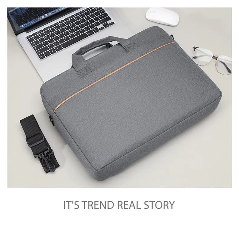 15-16 Inch Laptop Bag for Men - Large Capacity Business Briefcase, Shoulder Bag, Notebook Computer Case, Document Organizer showcase 6