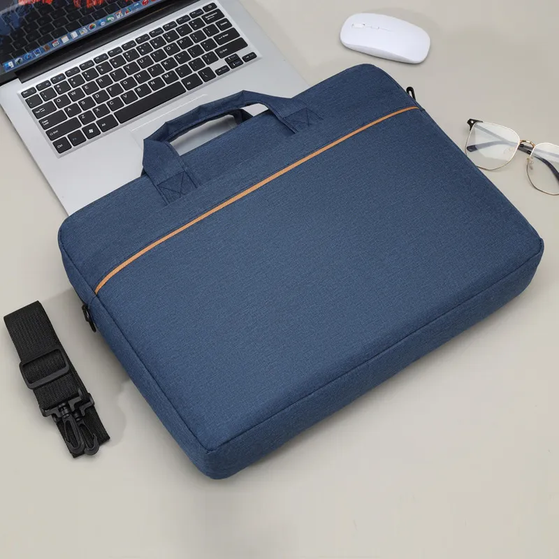 15-16 Inch Laptop Bag for Men - Large Capacity Business Briefcase, Shoulder Bag, Notebook Computer Case, Document Organizer thumbnail 1