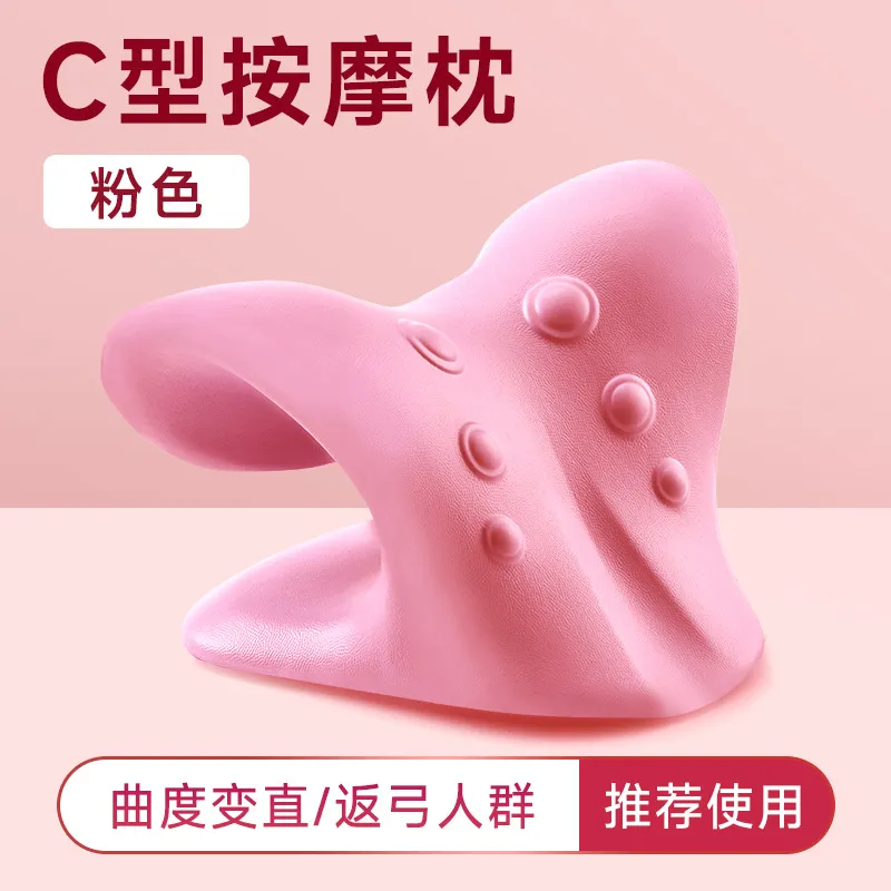 Cervical Pillow Massager for Neck and Shoulder Pain Relief - Acupressure Traction Orthosis for Spine Alignment and Muscle Relaxation thumbnail 8