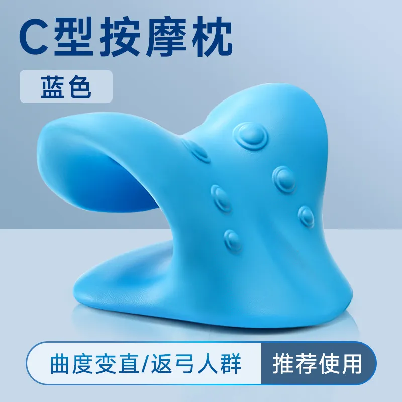 Cervical Pillow Massager for Neck and Shoulder Pain Relief - Acupressure Traction Orthosis for Spine Alignment and Muscle Relaxation thumbnail 6