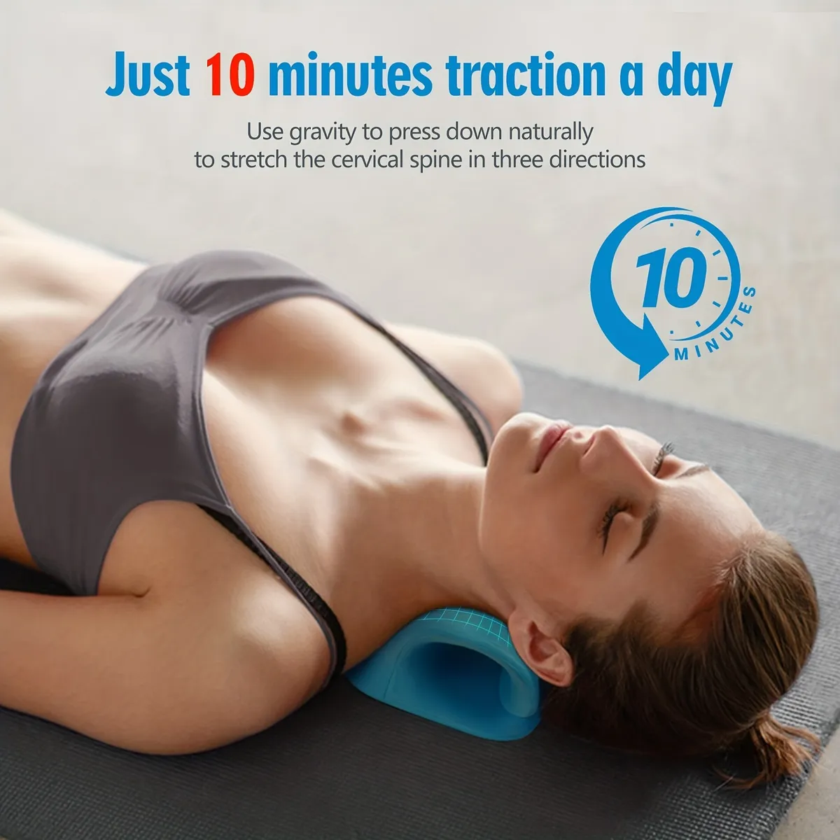 Cervical Pillow Massager for Neck and Shoulder Pain Relief - Acupressure Traction Orthosis for Spine Alignment and Muscle Relaxation showcase 4