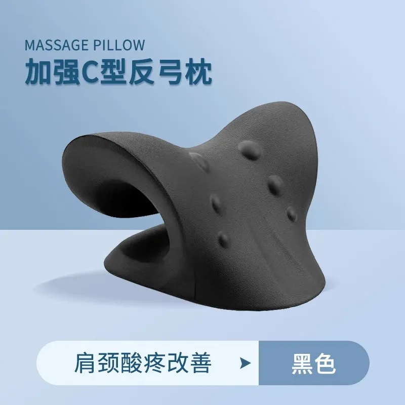 Cervical Pillow Massager for Neck and Shoulder Pain Relief - Acupressure Traction Orthosis for Spine Alignment and Muscle Relaxation thumbnail 7