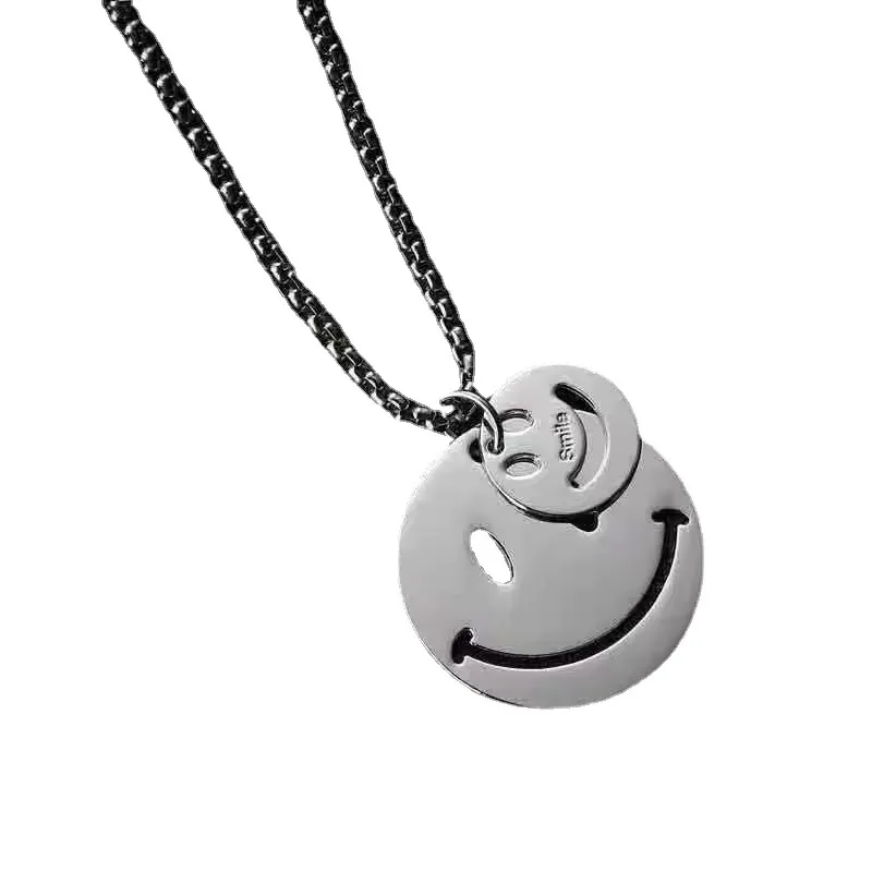 Men's Titanium Steel Cuban Link Chain Necklace - Fashionable Clavicle Pendant, High-End Niche Design, All-Match Accessories for Stylish Men thumbnail 5