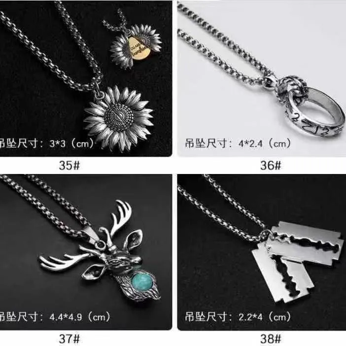 Men's Titanium Steel Cuban Link Chain Necklace - Fashionable Clavicle Pendant, High-End Niche Design, All-Match Accessories for Stylish Men showcase 7