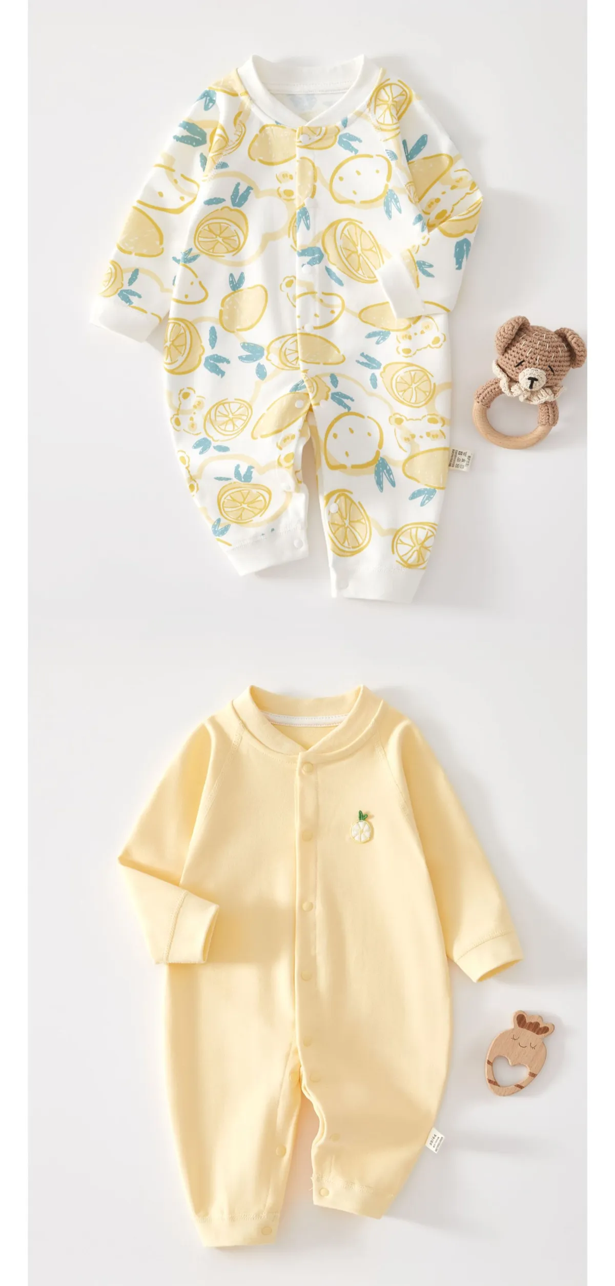 Newborn Baby Clothes Cotton One-Piece Bodysuit Pajamas - Soft, Comfortable, Spring/Autumn, Boneless Underwear, Climbing Suit, Go-Out Outfit for Infants showcase 8