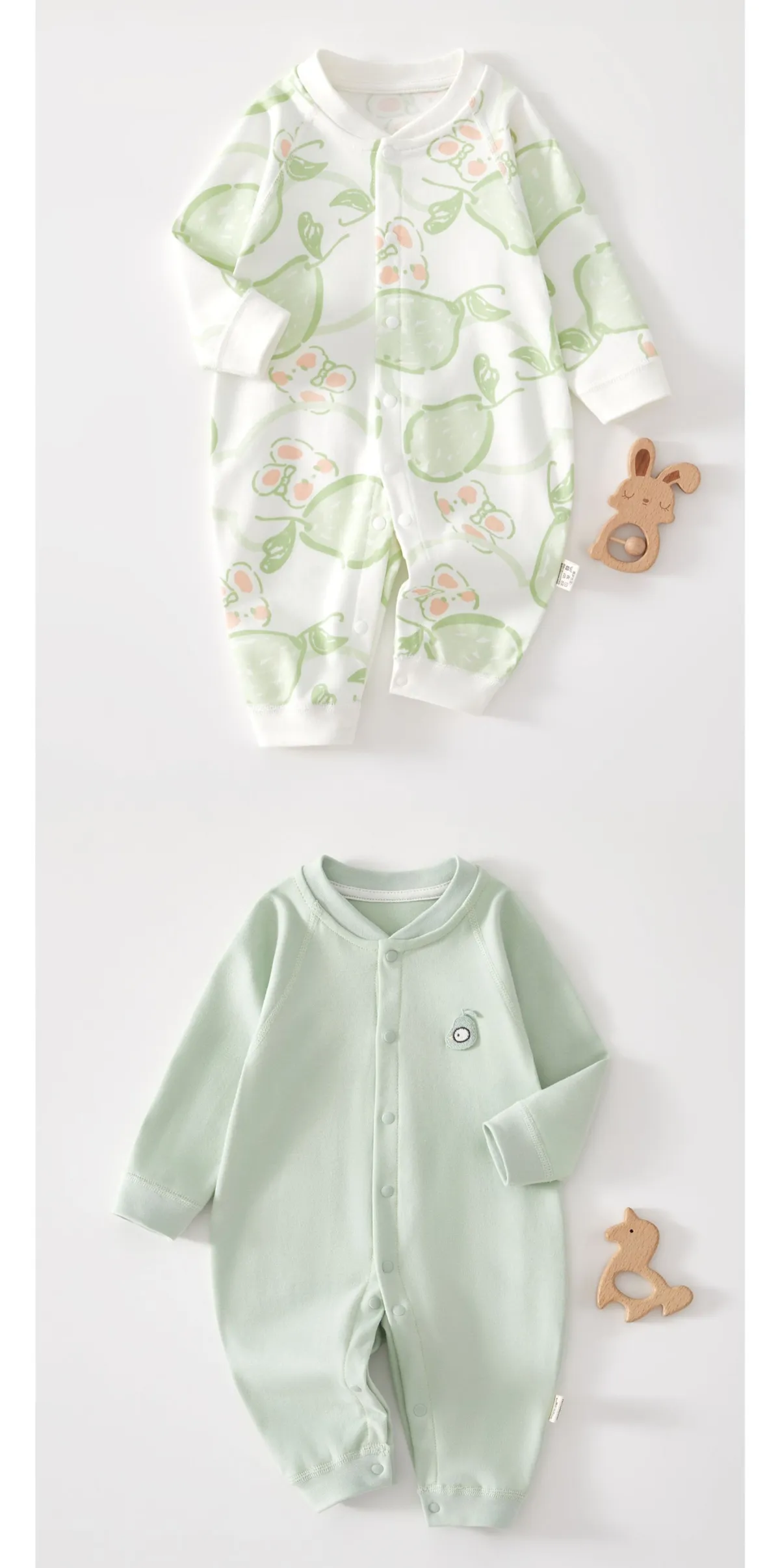 Newborn Baby Clothes Cotton One-Piece Bodysuit Pajamas - Soft, Comfortable, Spring/Autumn, Boneless Underwear, Climbing Suit, Go-Out Outfit for Infants showcase 10