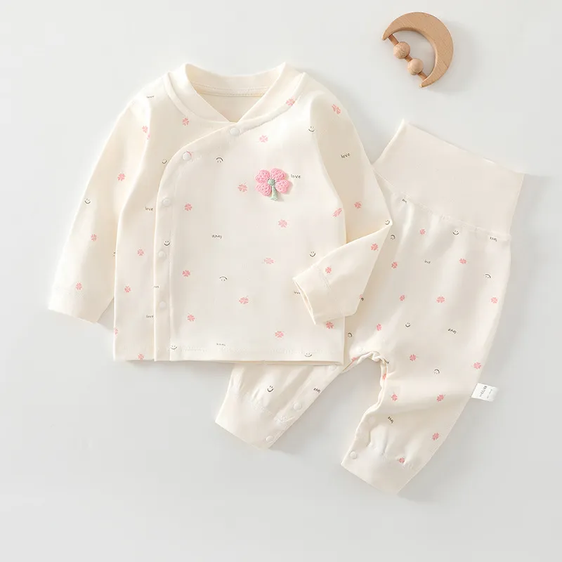 Baby Autumn Clothing Set: Cotton Pajamas, Bottoming Pants for Newborns & Infants (Boys & Girls) - Soft, Comfortable Sleepwear for 1-Year-Olds thumbnail 7