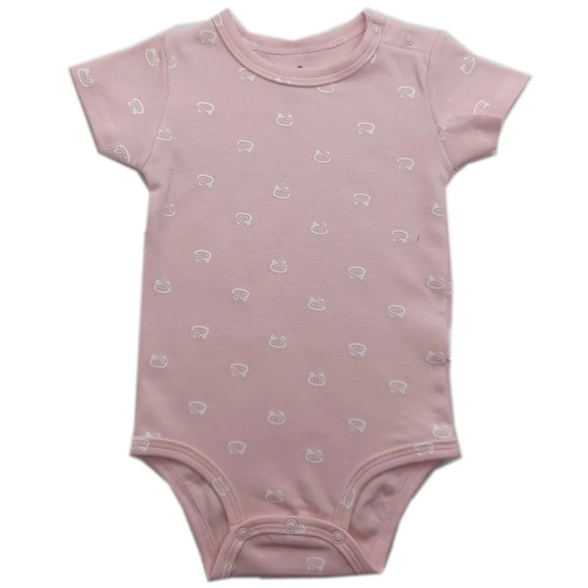 Baby Boys' Short Sleeve Triangle Romper Set - Newborn Infant Summer Bodysuit - Soft Cotton One-Piece Crawling Suit - Mixed Prints & Colors thumbnail 8