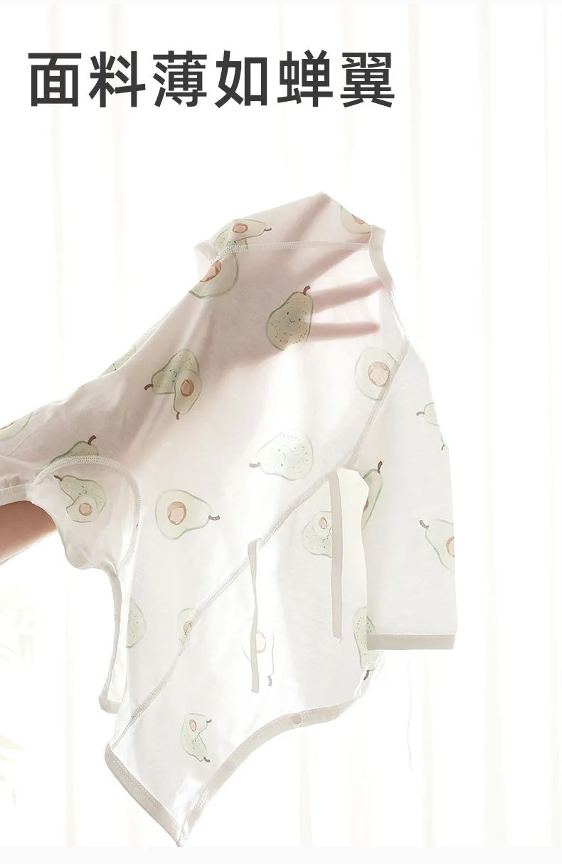 Baby Summer Cotton Jumpsuit - Breathable Newborn Romper, Thin Air Conditioning Clothing, Class A Certified - Infant Bodysuit for Hot Weather showcase 2