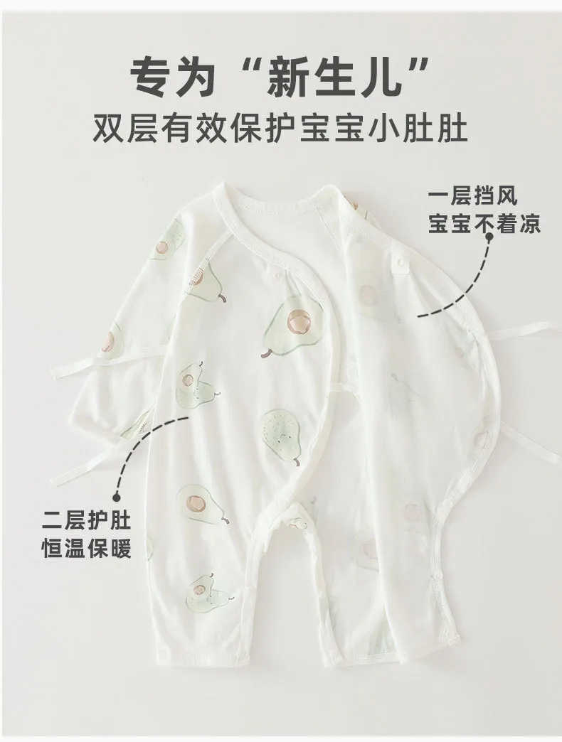 Baby Summer Cotton Jumpsuit - Breathable Newborn Romper, Thin Air Conditioning Clothing, Class A Certified - Infant Bodysuit for Hot Weather showcase 7