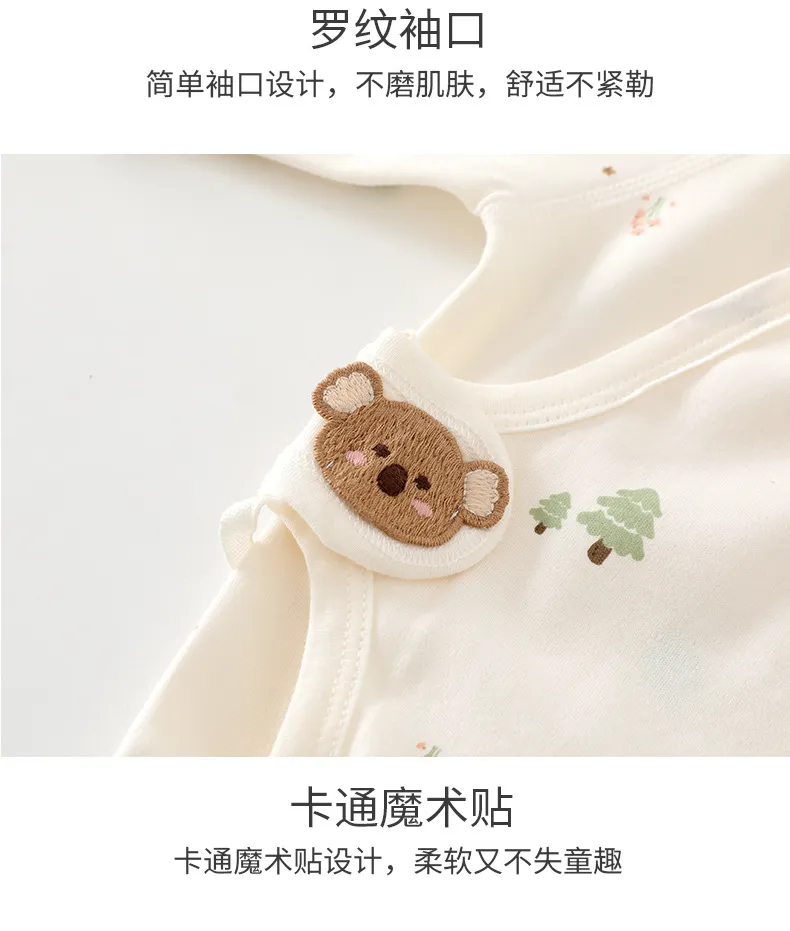Newborn Baby Clothes Set - Pure Cotton Triangle Romper, Long Sleeve Bodysuit, Class A Quality - Infant Essentials for Spring showcase 13