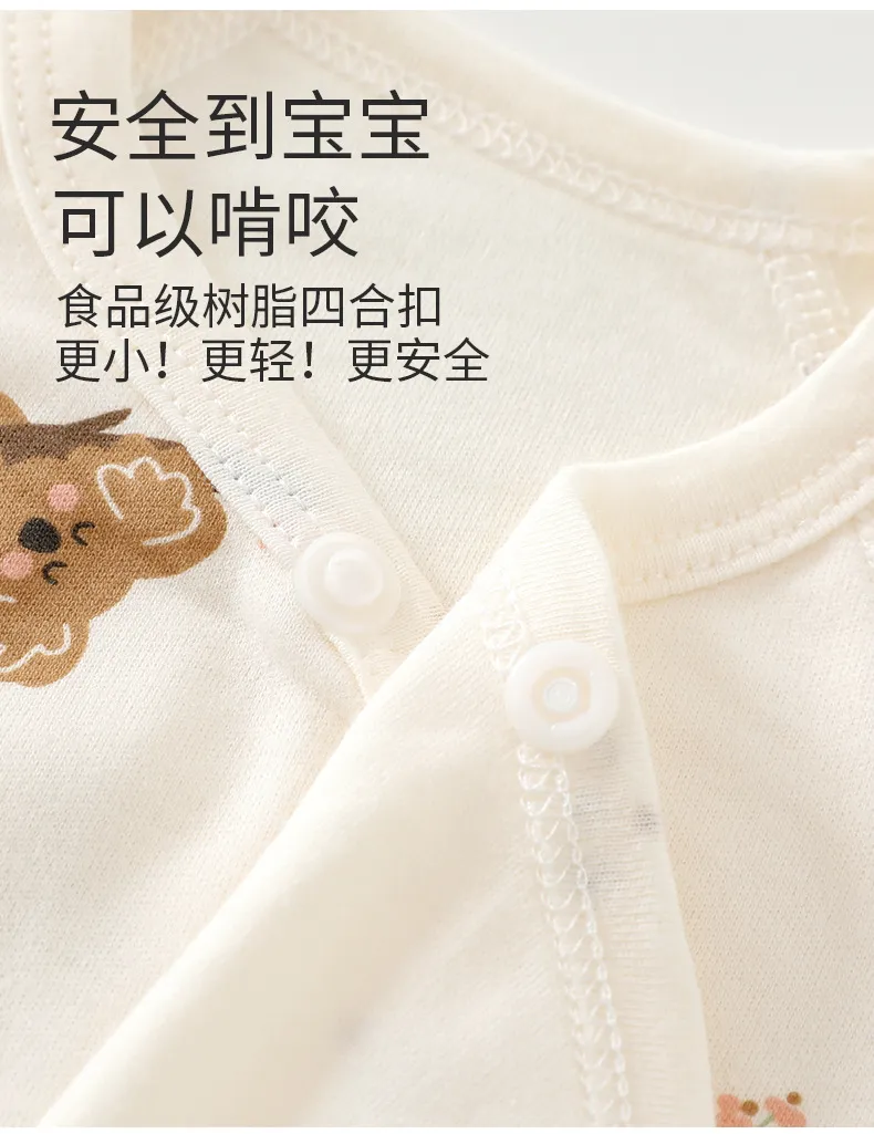 Newborn Baby Clothes Set - Pure Cotton Triangle Romper, Long Sleeve Bodysuit, Class A Quality - Infant Essentials for Spring showcase 6