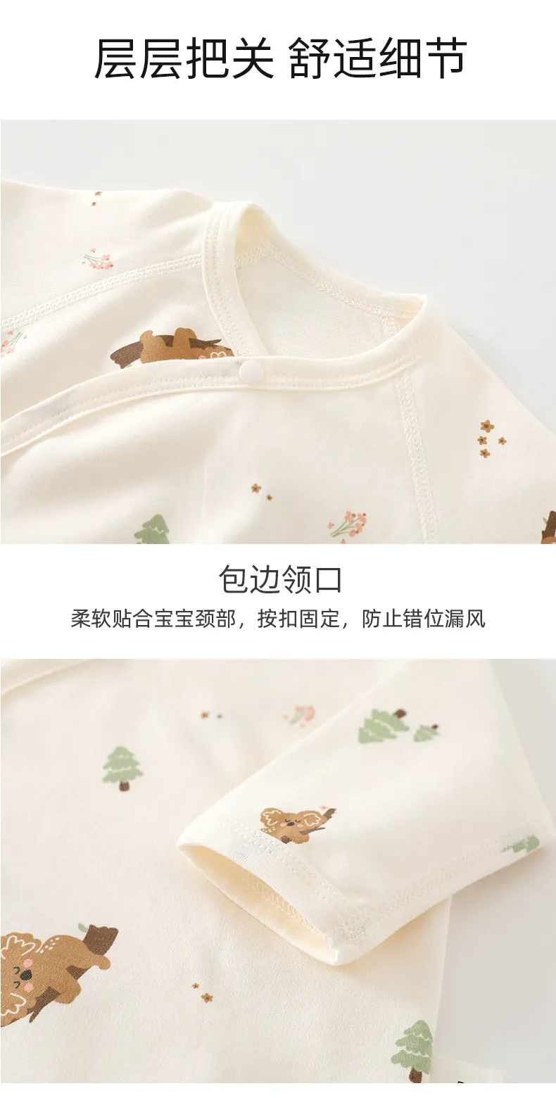 Newborn Baby Clothes Set - Pure Cotton Triangle Romper, Long Sleeve Bodysuit, Class A Quality - Infant Essentials for Spring showcase 12
