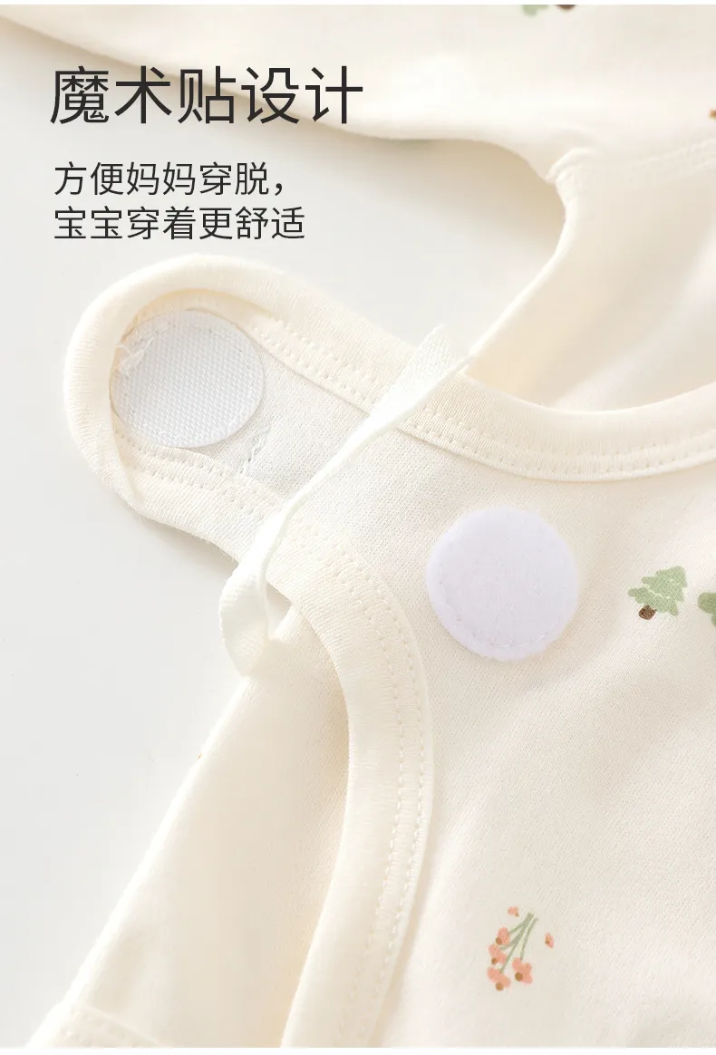 Newborn Baby Clothes Set - Pure Cotton Triangle Romper, Long Sleeve Bodysuit, Class A Quality - Infant Essentials for Spring showcase 8