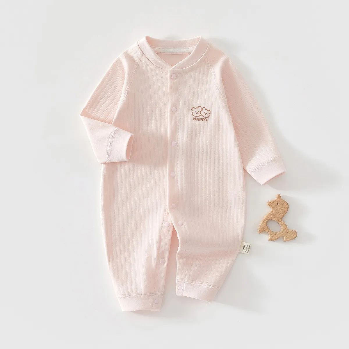 Newborn Baby Jumpsuit Cotton Spring Autumn Pajamas Thin Sleepwear Underwear Infant Bodysuit Clothes for Boys Girls 0-24 Months thumbnail 6