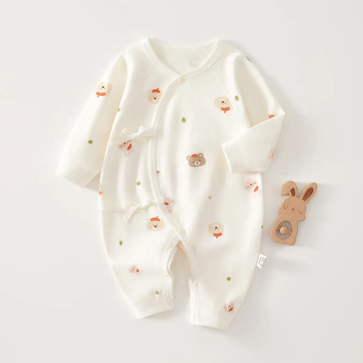 Newborn Baby Clothes Set, Autumn/Spring Cotton Jumpsuit, 0-6 Months, Soft & Comfortable, Four Seasons Outfit, Infant Bodysuit, Baby Shower Gift thumbnail 1