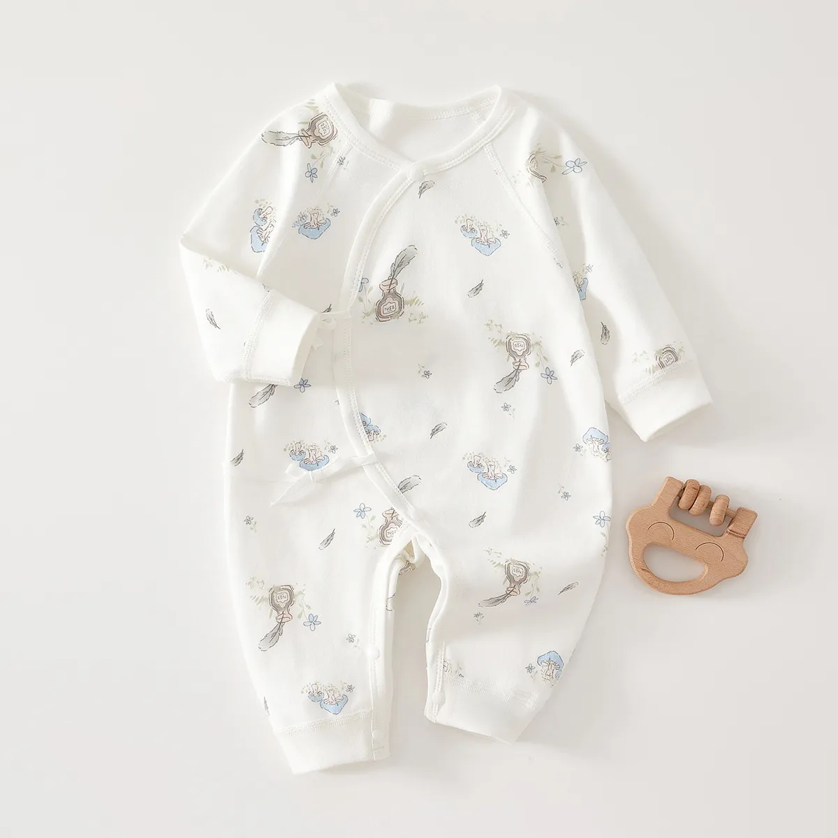 Newborn Baby Clothes Set, Autumn/Spring Cotton Jumpsuit, 0-6 Months, Soft & Comfortable, Four Seasons Outfit, Infant Bodysuit, Baby Shower Gift showcase 18