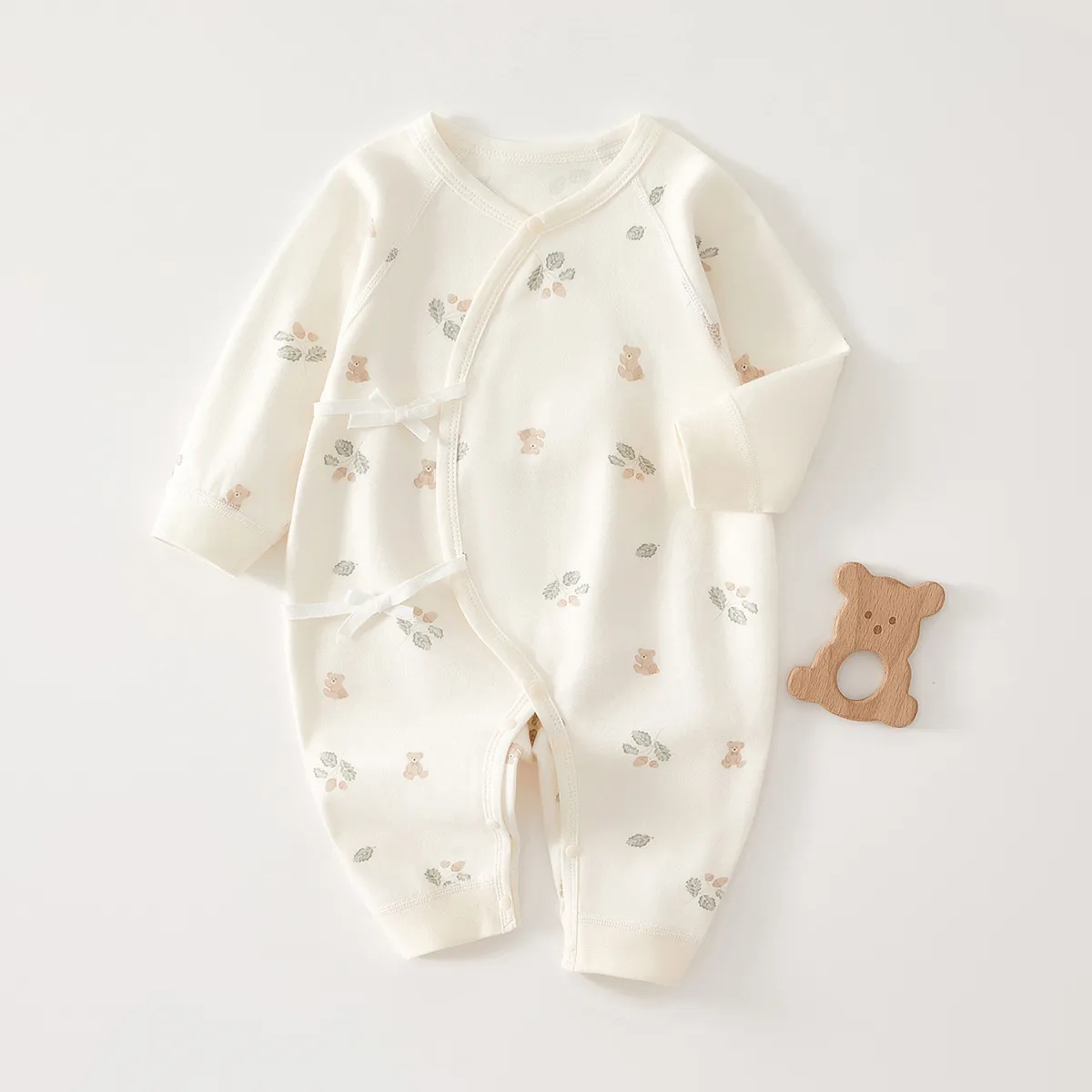 Newborn Baby Clothes Set, Autumn/Spring Cotton Jumpsuit, 0-6 Months, Soft & Comfortable, Four Seasons Outfit, Infant Bodysuit, Baby Shower Gift thumbnail 7