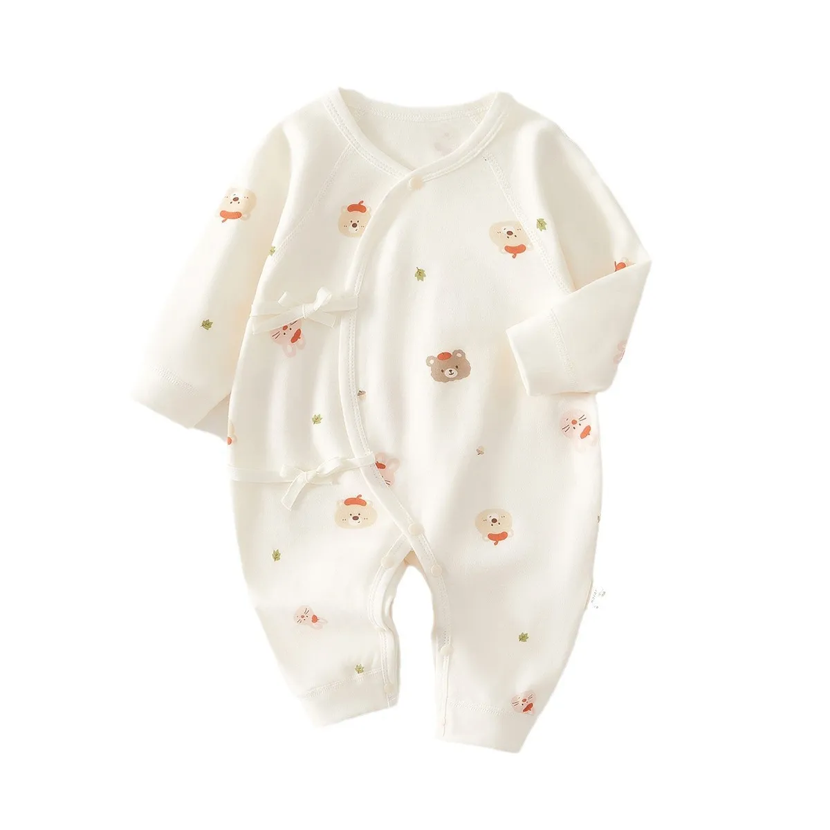 Newborn Baby Clothes Set, Autumn/Spring Cotton Jumpsuit, 0-6 Months, Soft & Comfortable, Four Seasons Outfit, Infant Bodysuit, Baby Shower Gift thumbnail 5
