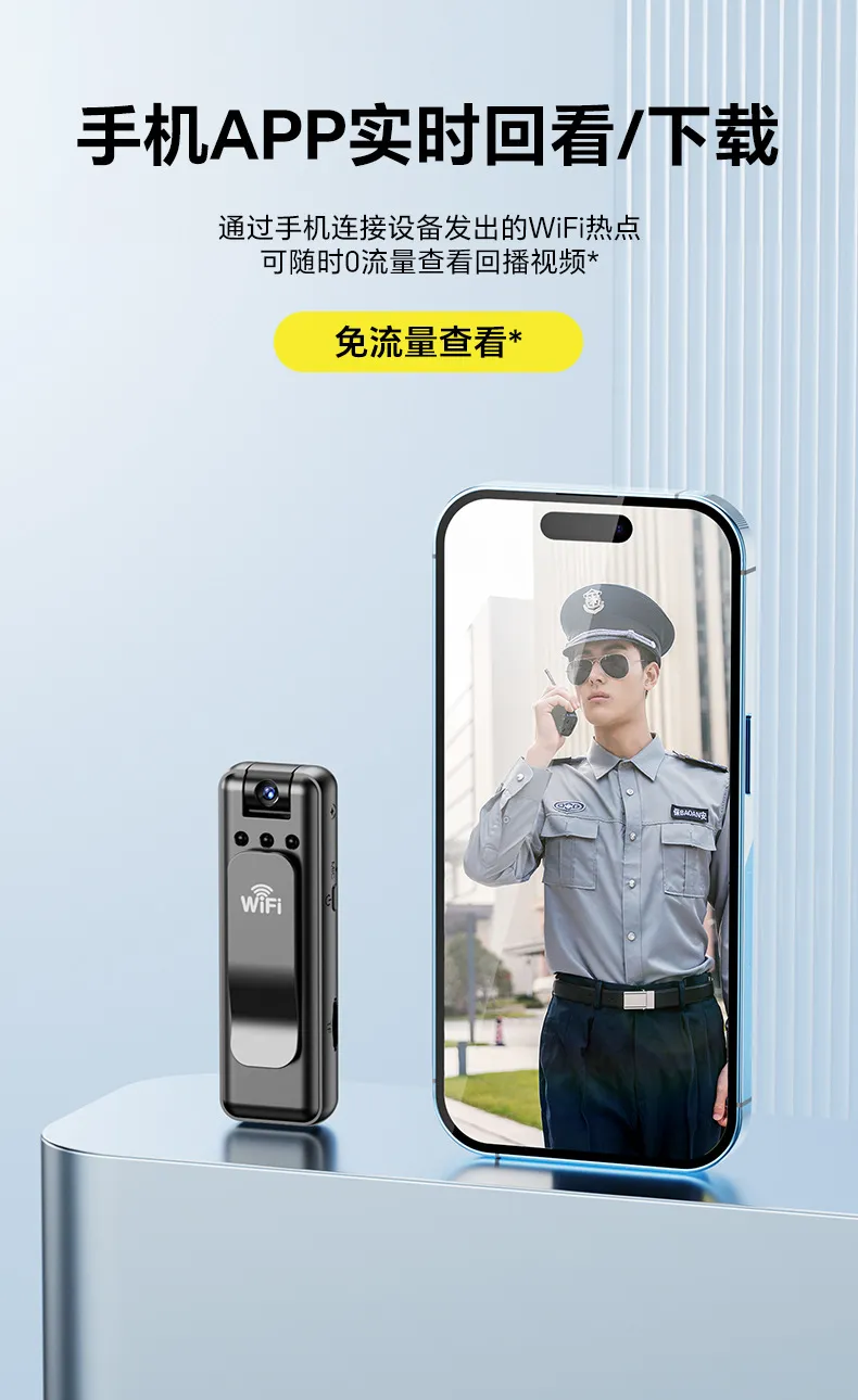 Hd Camera Chest-Mounted Convenient Video Recording Artifact Shooting Recorder Professional Sports Camera Camera showcase 1