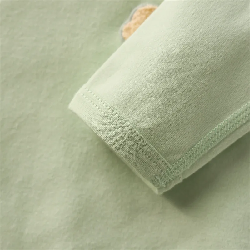 Newborn Baby Clothes Cotton Wrap Bodysuit Autumn Winter 0-1 Year Old Infant Triangle Romper Class A Base Layer Comfortable Sleepwear showcase 10