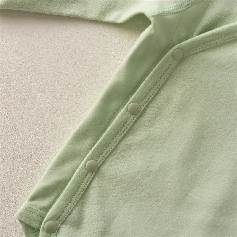 Newborn Baby Clothes Cotton Wrap Bodysuit Autumn Winter 0-1 Year Old Infant Triangle Romper Class A Base Layer Comfortable Sleepwear showcase 13