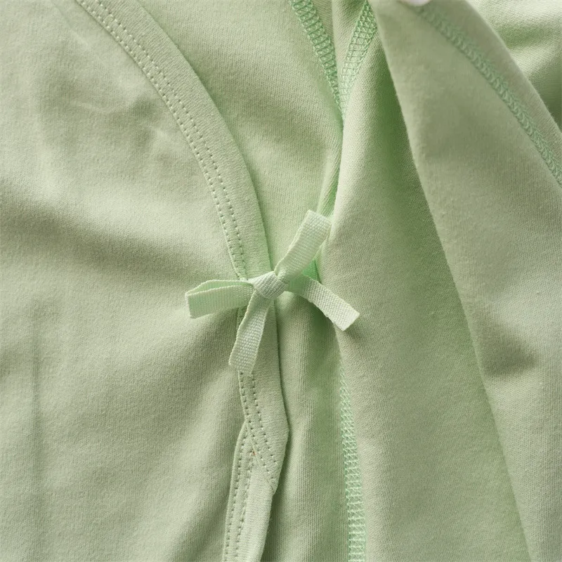 Newborn Baby Clothes Cotton Wrap Bodysuit Autumn Winter 0-1 Year Old Infant Triangle Romper Class A Base Layer Comfortable Sleepwear showcase 17