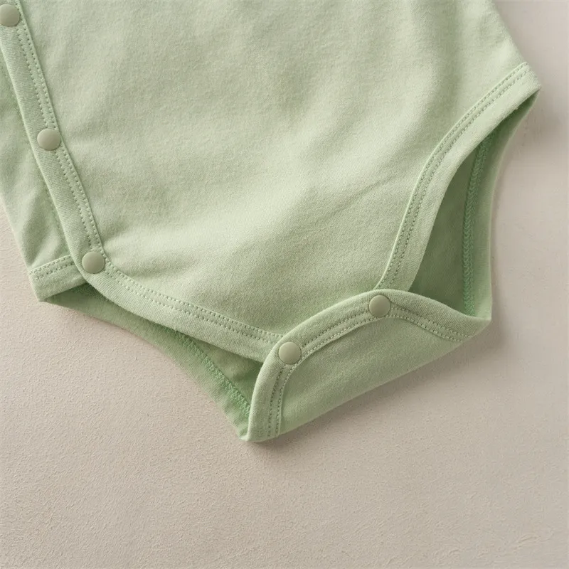 Newborn Baby Clothes Cotton Wrap Bodysuit Autumn Winter 0-1 Year Old Infant Triangle Romper Class A Base Layer Comfortable Sleepwear showcase 14