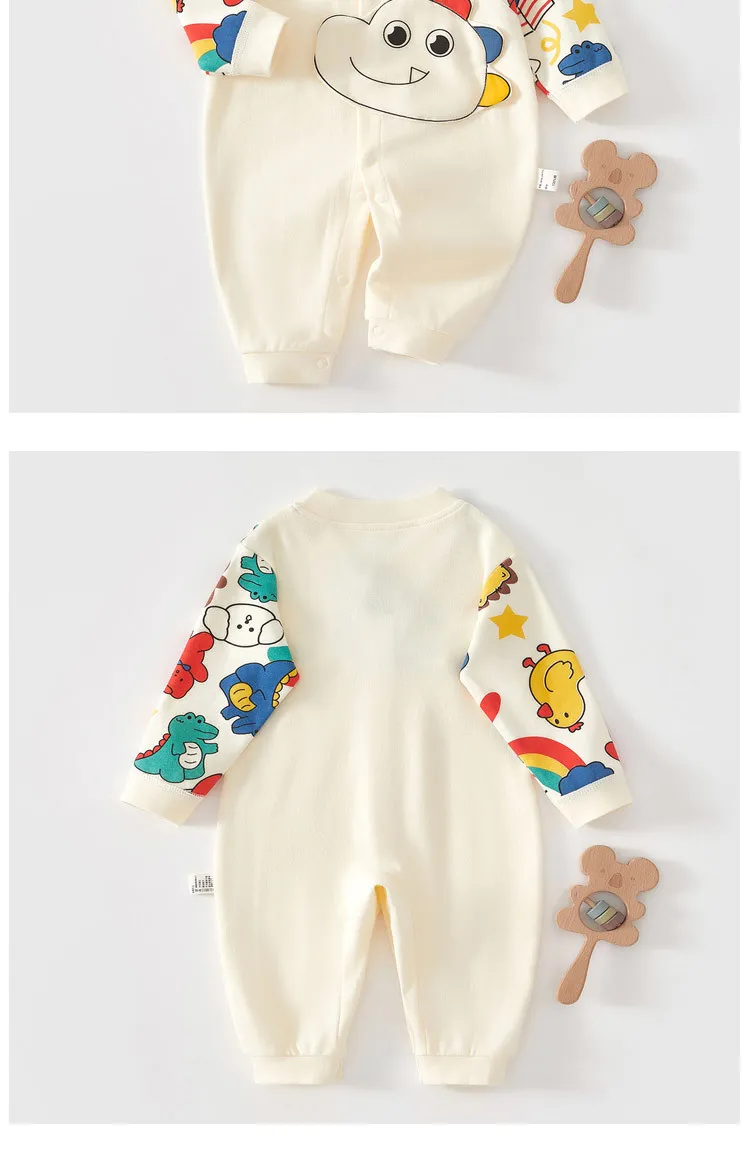 Baby Cotton Jumpsuit for Spring and Autumn - Newborn Clothes, Cute Design, Climbing Outfit, Comfortable and Breathable for Infants showcase 4