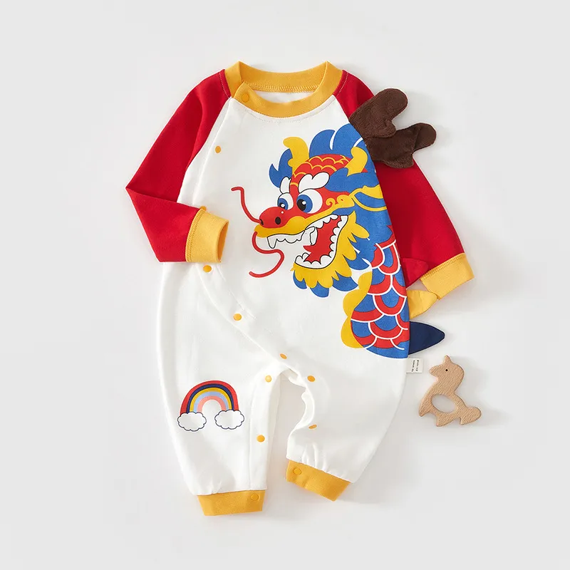 Baby Cotton Jumpsuit for Spring and Autumn - Newborn Clothes, Cute Design, Climbing Outfit, Comfortable and Breathable for Infants thumbnail 7