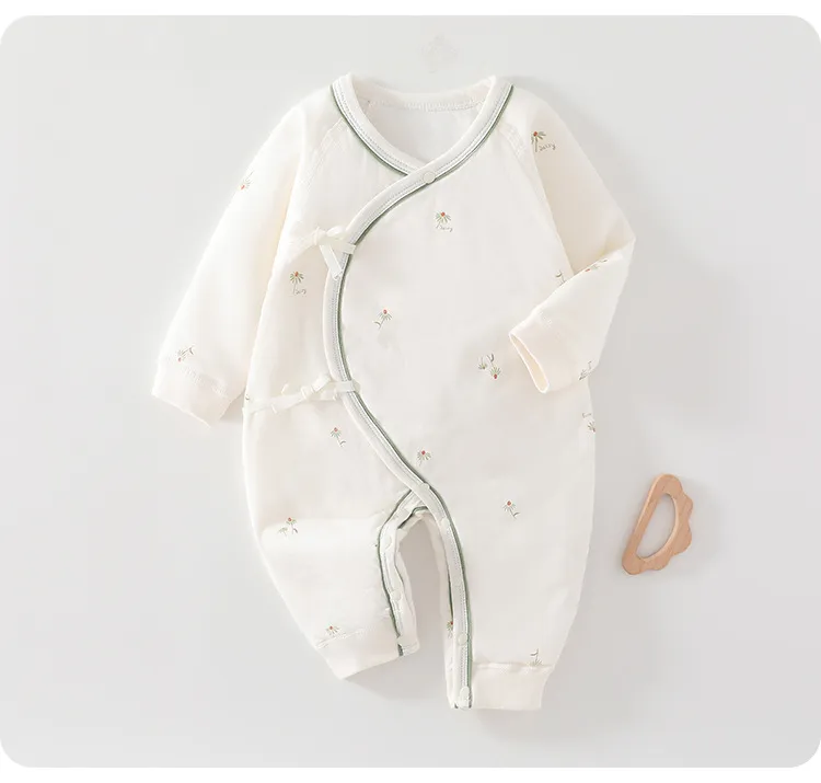 Newborn Baby Butterfly Clothes Set - 100% Cotton, Boneless, Thin Cotton, Autumn/Winter Hattie - Class A Quality, Infant Sleepwear showcase 12