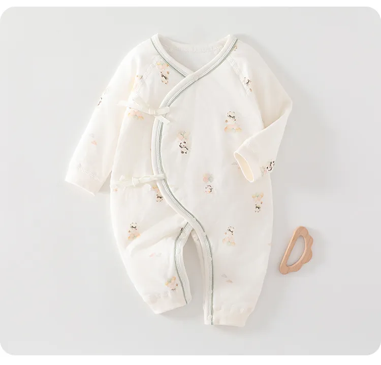 Newborn Baby Butterfly Clothes Set - 100% Cotton, Boneless, Thin Cotton, Autumn/Winter Hattie - Class A Quality, Infant Sleepwear showcase 11