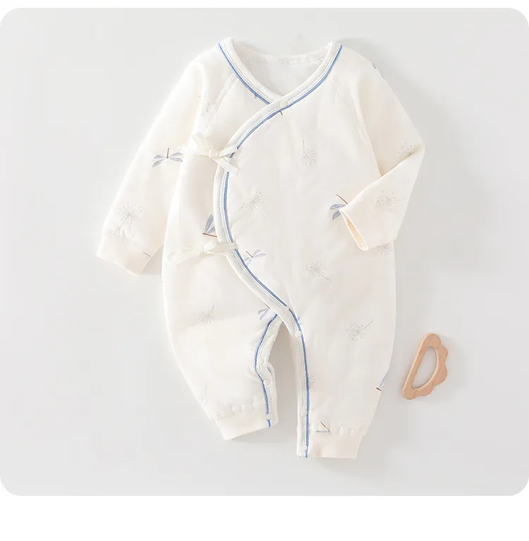 Newborn Baby Butterfly Clothes Set - 100% Cotton, Boneless, Thin Cotton, Autumn/Winter Hattie - Class A Quality, Infant Sleepwear showcase 16