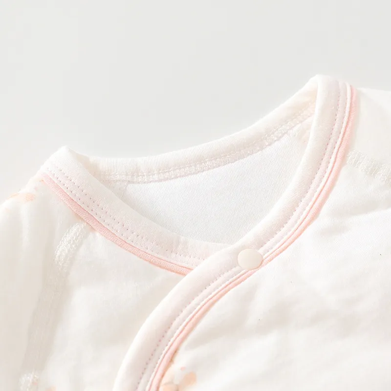 Newborn Baby Butterfly Clothes Set - 100% Cotton, Boneless, Thin Cotton, Autumn/Winter Hattie - Class A Quality, Infant Sleepwear thumbnail 2
