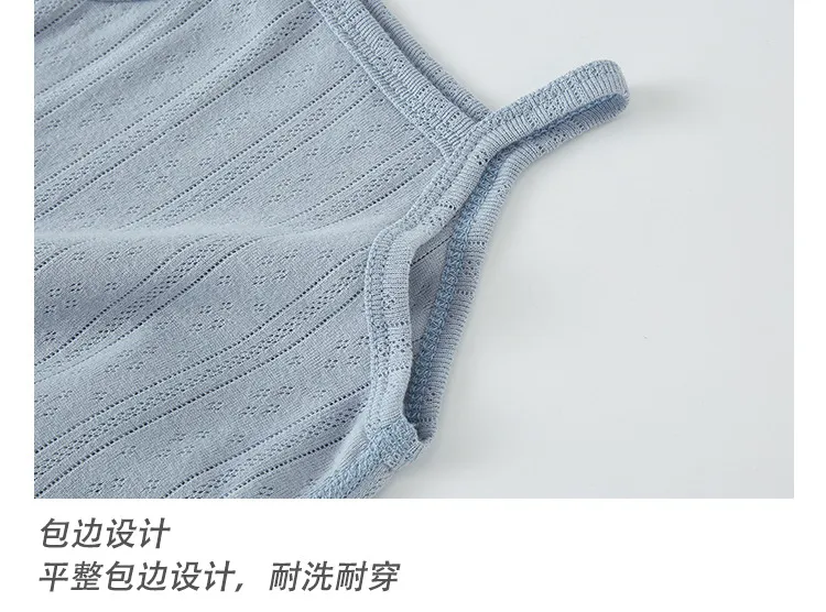 Summer Baby Sling Triangle Bag Fart Clothes Pure Cotton Belly Protecting Newborns Thin Summer Vest Baby's Hone-piece Clothes showcase 15