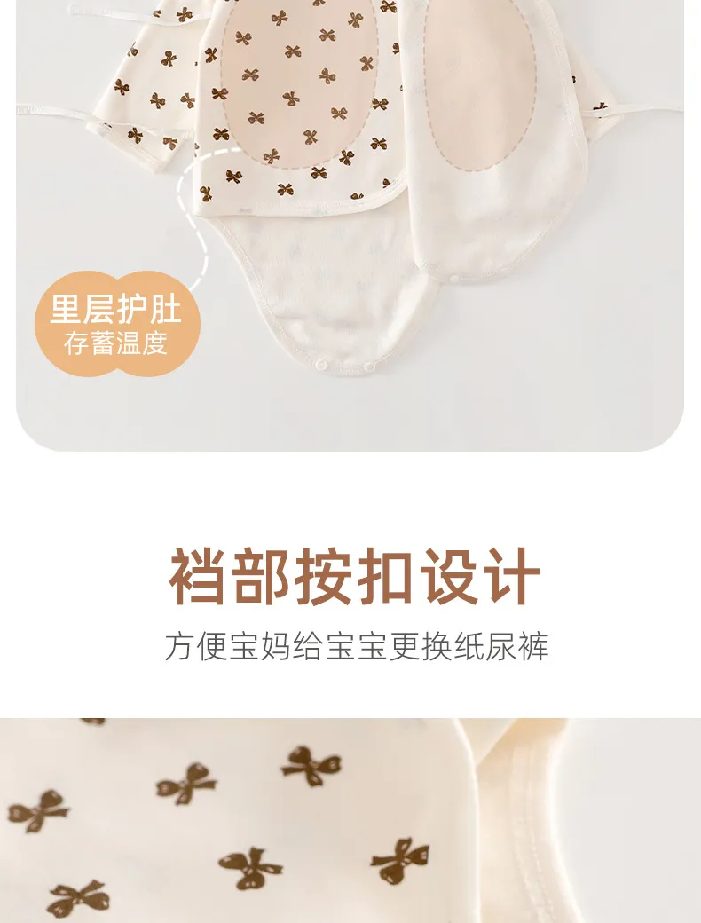 Baby Velvet Jumpsuit Spring Autumn Thin Cotton Romper - Unisex Infant Bodysuit Triangle Snap Closure - Stylish Outfits for Newborns & Toddlers showcase 9