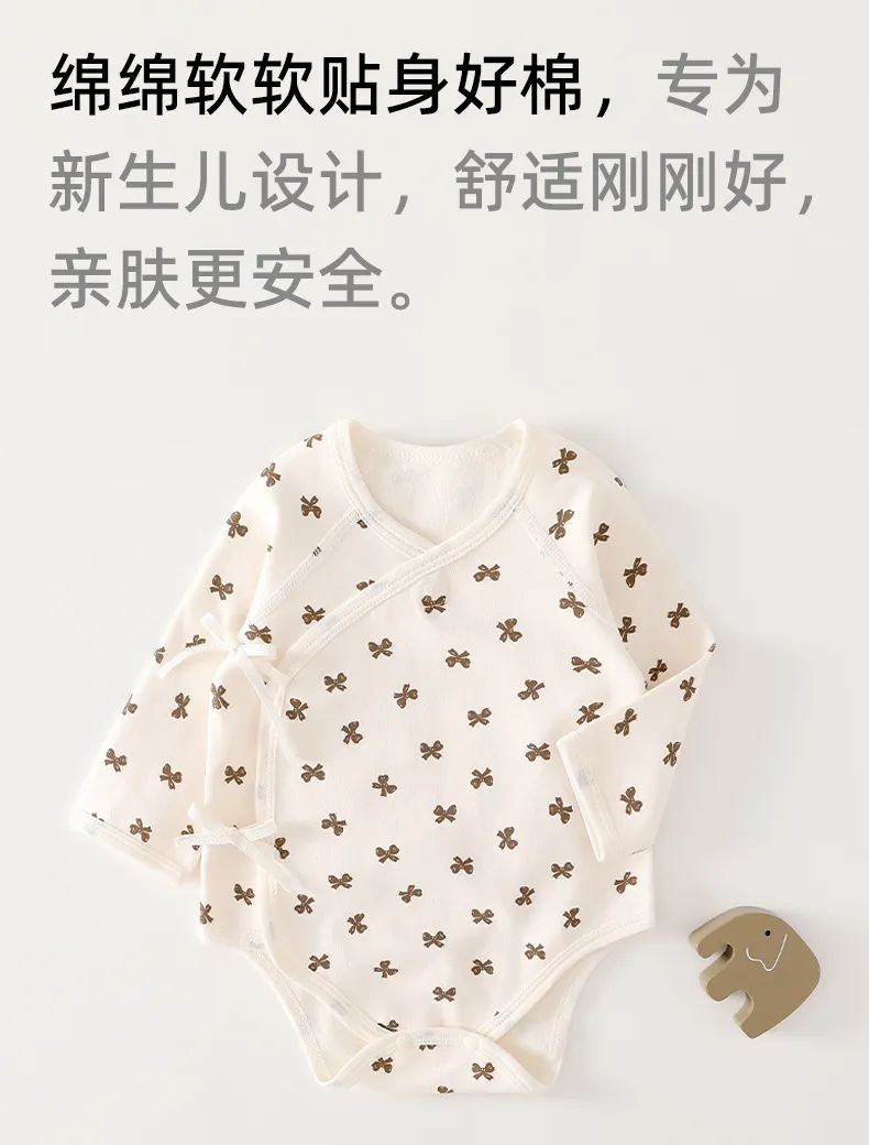 Baby Velvet Jumpsuit Spring Autumn Thin Cotton Romper - Unisex Infant Bodysuit Triangle Snap Closure - Stylish Outfits for Newborns & Toddlers showcase 1