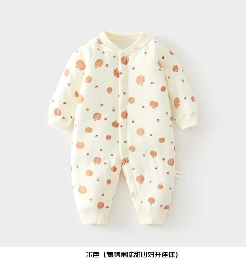 Baby Winter Romper Jumpsuit Quilted Cotton Padded Warm Outfit - Newborn Infant Thickened Split Leg Crawling Suit for Autumn/Winter showcase 11