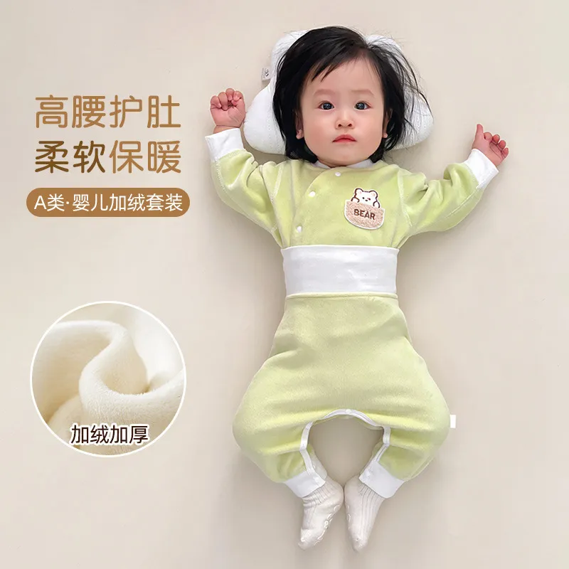 Baby Summer Clothes Set - Thin Short-Sleeved Cotton Jumpsuit for Newborns & Infants - Lightweight Gauze Climbing Wear for Hot Weather showcase 13
