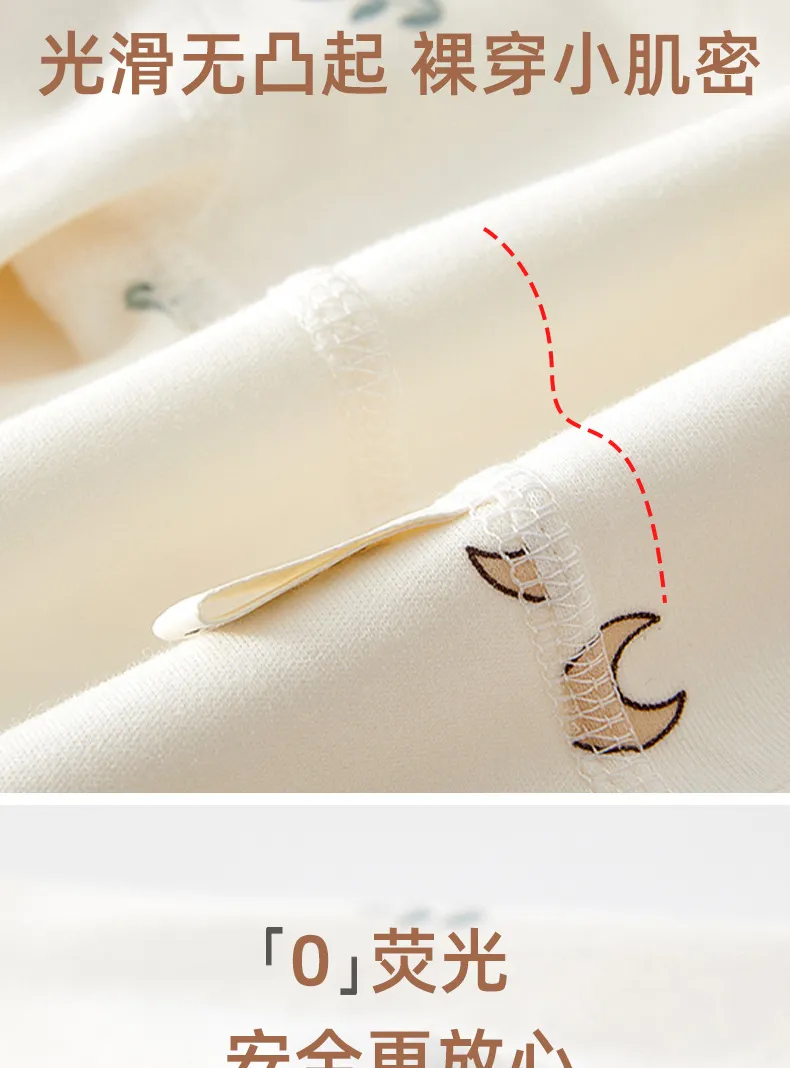 Baby Cotton Clothes Set - Autumn/Winter Newborn Underwear Suit - Soft, Boneless, Comfortable Infant Pajamas & Trousers for Boys & Girls showcase 4