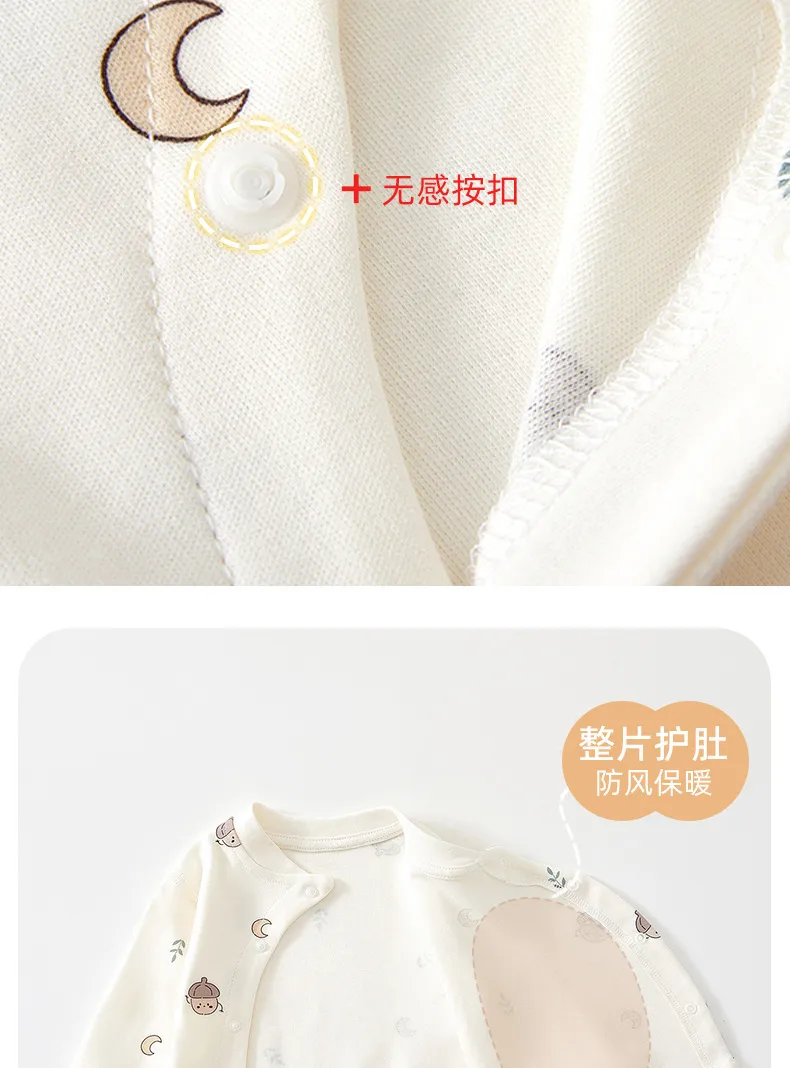 Baby Cotton Clothes Set - Autumn/Winter Newborn Underwear Suit - Soft, Boneless, Comfortable Infant Pajamas & Trousers for Boys & Girls showcase 7