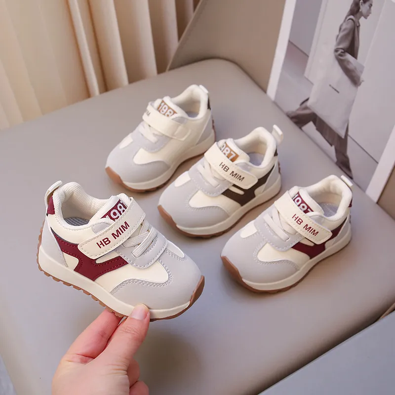Toddler Sneakers for Boys and Girls, Soft Sole First Walking Shoes, Breathable Lightweight Spring Autumn Infant Footwear, Anti-Slip Casual Shoes for 1-3 Year Olds thumbnail 1