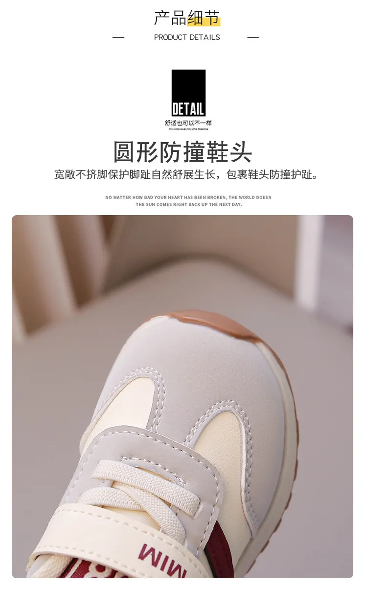 Toddler Sneakers for Boys and Girls, Soft Sole First Walking Shoes, Breathable Lightweight Spring Autumn Infant Footwear, Anti-Slip Casual Shoes for 1-3 Year Olds showcase 3