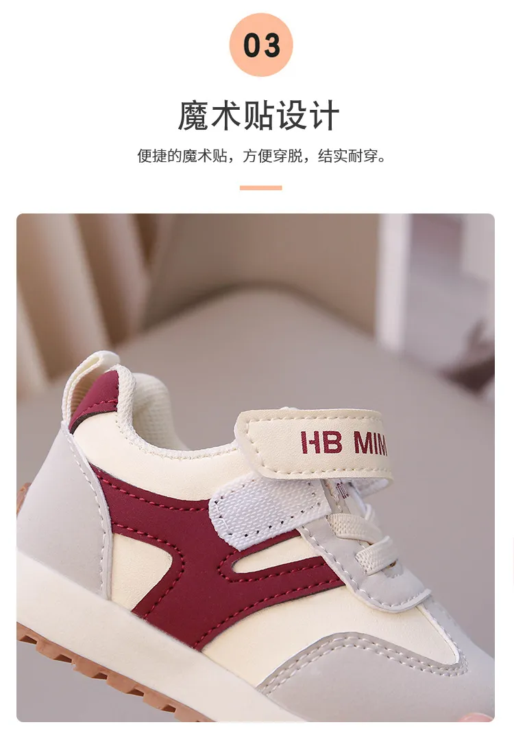 Toddler Sneakers for Boys and Girls, Soft Sole First Walking Shoes, Breathable Lightweight Spring Autumn Infant Footwear, Anti-Slip Casual Shoes for 1-3 Year Olds showcase 5