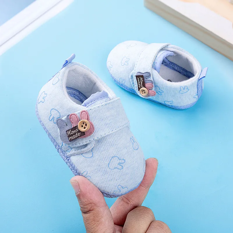 Baby Shoes for First Walkers - Soft Sole Anti-Slip Toddler Shoes for Infants 0-1 Year Old - Spring/Autumn Unisex Design thumbnail 3