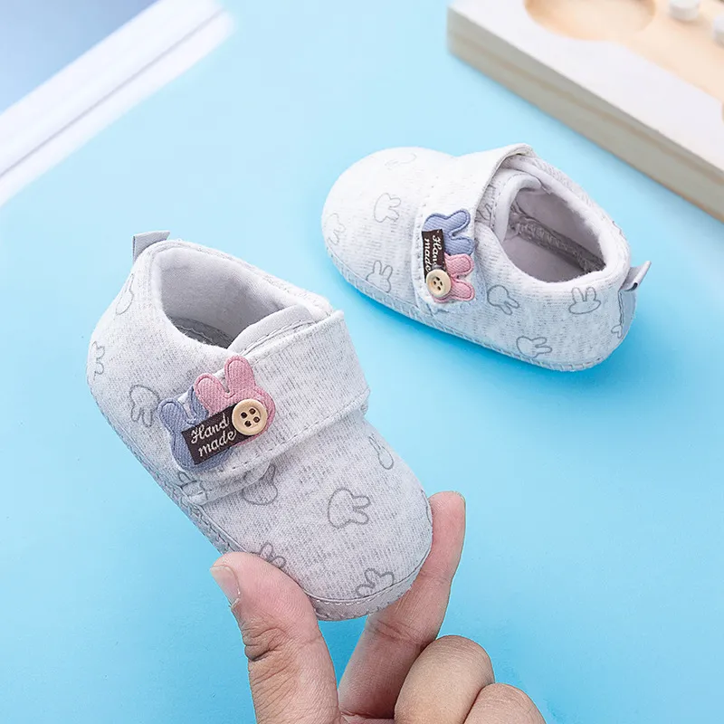 Baby Shoes for First Walkers - Soft Sole Anti-Slip Toddler Shoes for Infants 0-1 Year Old - Spring/Autumn Unisex Design thumbnail 4