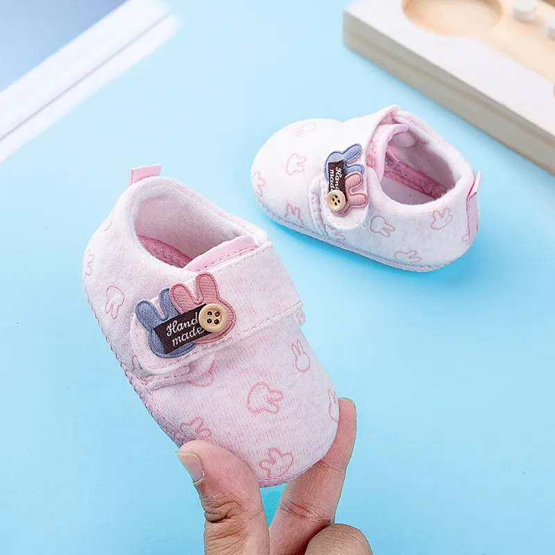 Baby Shoes for First Walkers - Soft Sole Anti-Slip Toddler Shoes for Infants 0-1 Year Old - Spring/Autumn Unisex Design thumbnail 2